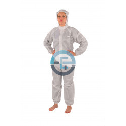 ESD white coverall 2
