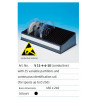 ESD-leitfähige Spulenboxen aus carbongefülltem PS, Rs ≤ 10⁵ Ω, 10 Fächer – Eurostat