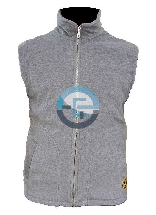 ESD Sleeveless Fleece Body Warmer 97% Polyester 3% Carbon – Eurostat