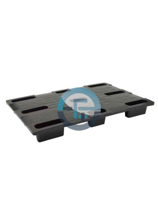 Palette ESD légère emboîtable 9 plots plateau lisse 700 kg dynamique semelles clips – Eurostat