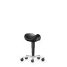 ESD and Cleanroom Saddle Stool ISO 3 Height 540–800mm Rs 10⁶ Ω – Eurostat