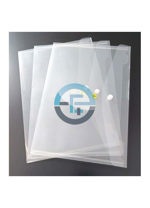Porte-document A4 ESD type enveloppe PP transparent Rs ≤ 10¹¹ Ω bouton pression – Eurostat