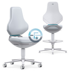 Texon ESD Cleanroom Chair White Skintec Hygienic Design...