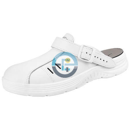 ABEBA x-light white ESD safety clog SB steel toecap medical food industry EPA