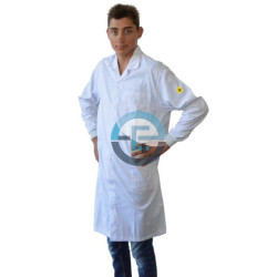 ESD Lab Coat with Conductive Cuffs - Eurostat 2