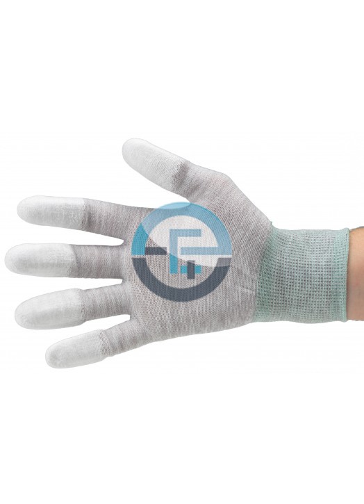 Gants Nylon dissipateurs doigts enduits PU / gris