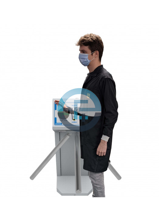 Access control tester to ESD Protected Areas - hand free RFID versionAccess control tester to ESD Protected Areas - hand free RF