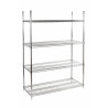 Chrom-Plattenregale, Höhe 1590mchrome Plattenregale, Höhe 1590mmChrome Plattenregale, Höhe 1590MCrome Platte SHELVE
