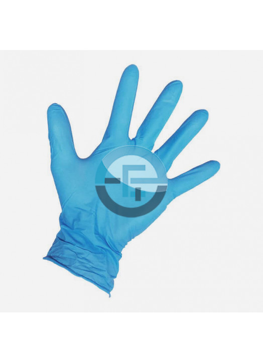 Blue disposable nitrile Gloves