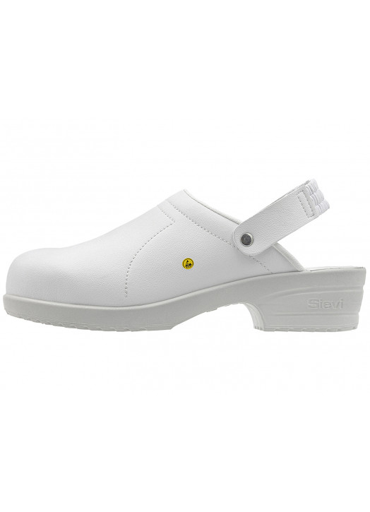 Sievi File White ESD Occupational Clogs OB SRC A E FO – 12327