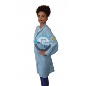 ESD SAFE Eurostat Labcoat / Light Blue