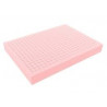 Flexible pink punchout foam