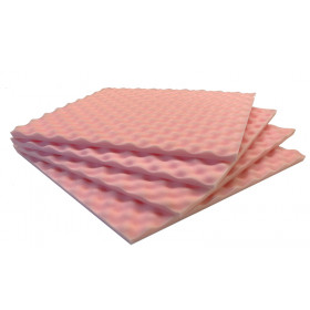 Flexible pink profiled foam