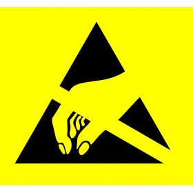 ESD warning lable