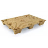 Pallet wood fiber