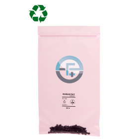 Standard Pink PE Recycled bags - 50µ - with Zip