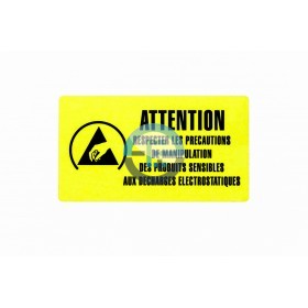 Label for shielding bags
