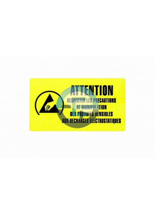 Label for shielding bags