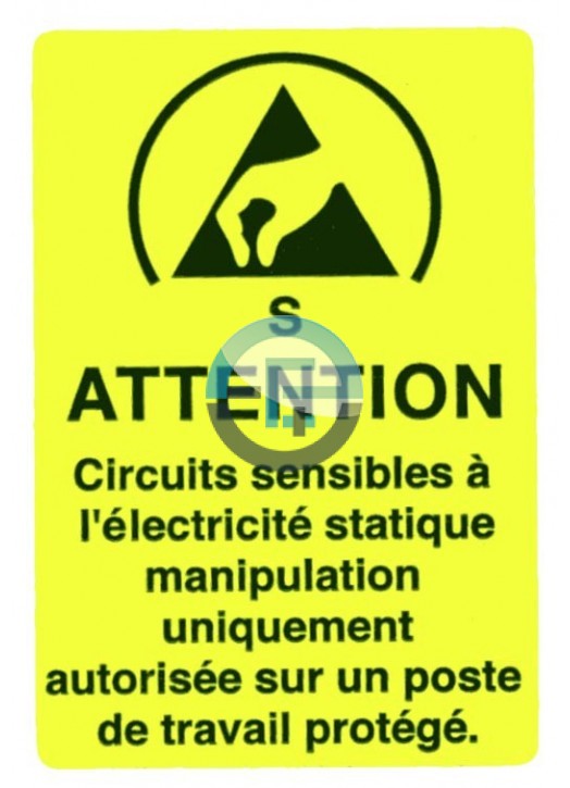 Label for shielding bags