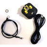 Grounding Contact for ESD Table – Flat Pin, 1.5 m Cord + 0.4 m Cable, 1 MΩ Resistor – Eurostat