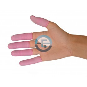 Pink Latex Finger Cots