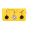 ESD L-Shaped Grounding Bracket – 3 Jack Sockets or 3 × 10mm Studs – Eurostat